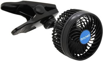 Autós ventilátor MITCHELL 115mm USB 5V rögzítőcsipesz