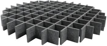 Mega Acoustic AcouCloud PET 9 cm Dark Gray Absorpční penový panel