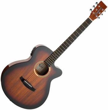 Tanglewood DBT SFCE SB G Thru Sunburst Gloss Elektroakustická kytara Dreadnought