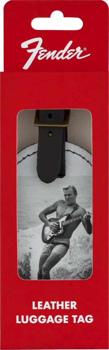 Fender Vintage Ad Luggage Tag Surfer