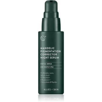 Allies of Skin Mandelic noční sérum pro sjednocení barevného tónu pleti 30 ml