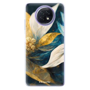 Odolné silikonové pouzdro iSaprio - Gold Petals - Xiaomi Redmi Note 9T