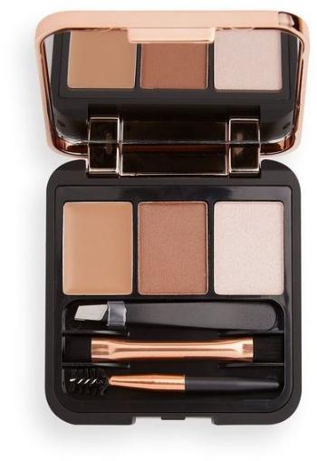 Sminkpaletta REVOLUTION Brow Sculpt Kit Brown 2.2 g