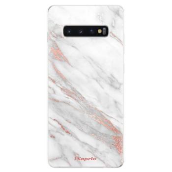 Odolné silikonové pouzdro iSaprio - RoseGold 11 - Samsung Galaxy S10+