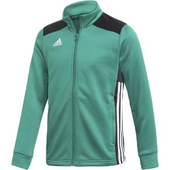 adidas REGI 18 JACKET Chlapecká fotbalová mikina, zelená, velikost