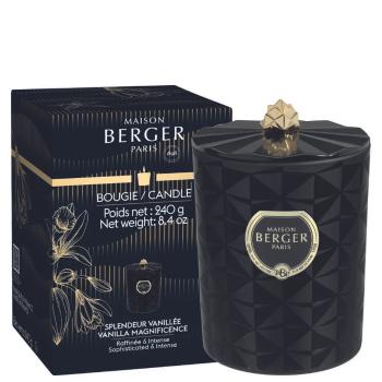 Maison Berger Paris Vonná svíčka Kali černá Velkolepá vanilka Vanilla Magnificence (Candle) 240 g