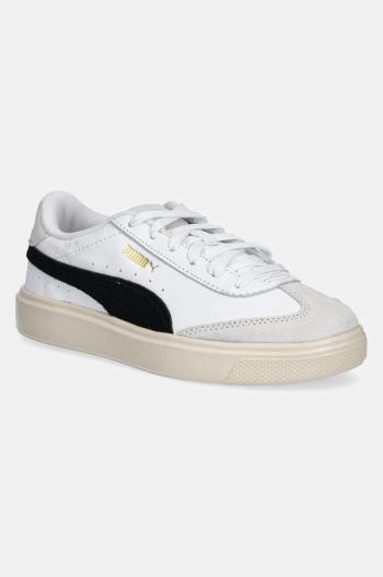 Kožené sneakers boty Puma Lajla T-toe bílá barva, 397734