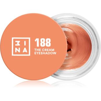 3INA The 24H Cream Eyeshadow krémové oční stíny odstín 188 Orange 3 ml