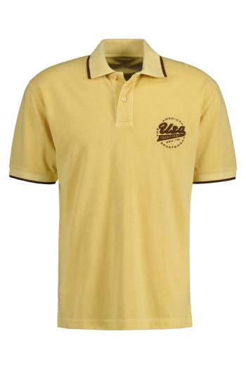 POLOKOŠILE GANT USA SS POLO PIQUE LIGHT MUSTARD YELLOW