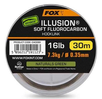 Fox fluorocarbon edges illusion soft hooklink naturals green 30 m - 0,35 mm 7,3 kg