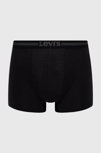 Boxerky Levi's pánské, černá barva, 37149.0632-jetblack