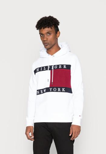 Tommy Hilfiger pánská bílá mikina Structure