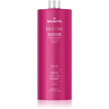 Medavita LUXVIVA Anti-Yellow Shampoo šampon pro ochranu barvy blond vlasů 1250 ml