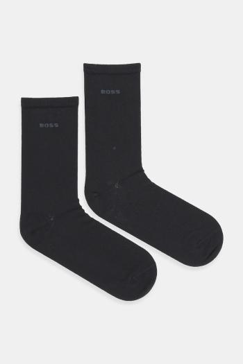 Ponožky BOSS 2-pak čierna farba, 50543398