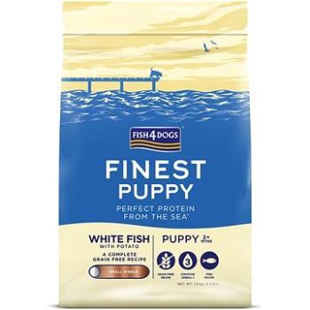 FISH4DOGS Granule malé pro štěňátka Finest bílá ryba s bramborami 1,5 kg, 2m+ (5056008807702)