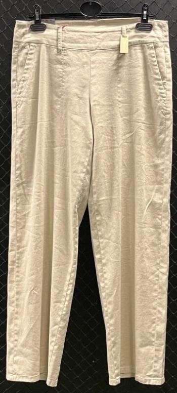 Alberto Lucy-WL Linen Twill Nature 34 Kalhoty
