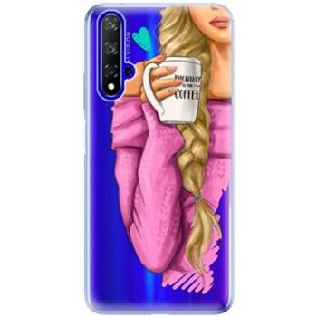 iSaprio My Coffe and Blond Girl pro Honor 20 (coffblon-TPU2_Hon20)