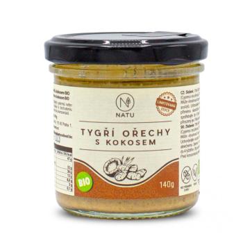 NATU Krém z tigrích orechov s kokosom 140 g BIO