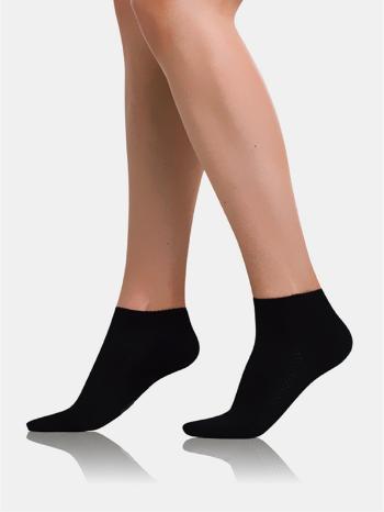 Bellinda BAMBUS AIR LADIES IN-SHOE Zokni Fekete