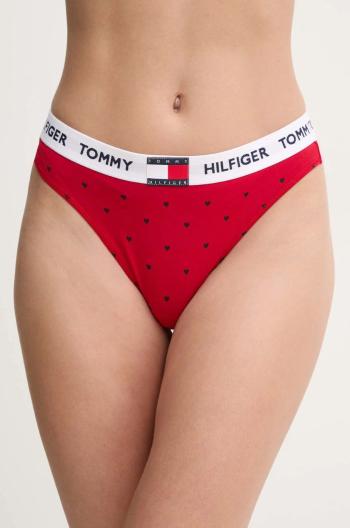 Tanga Tommy Hilfiger červená barva, UW0UW05656