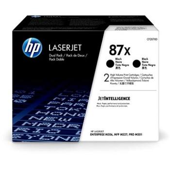 HP CF287XD č. 87X Dual Pack černý 2ks originální (CF287XD)