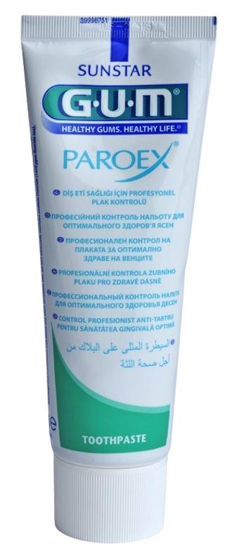 GUM PAROEX zubní pasta (CHX 0,06 % + CPC 0,05 %), 75 ml