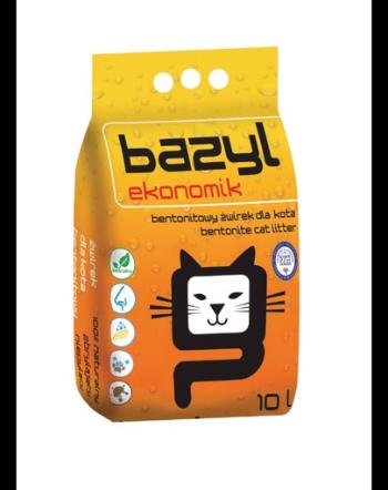 BAZYL Ekonomik 10 L nisip natural pentru pisici