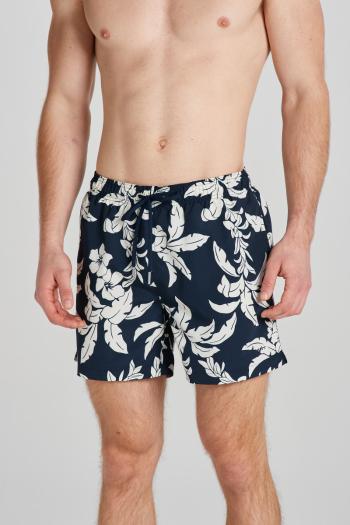 PLAVKY GANT PALM LEI PRINT SWIM SHORTS EVENING BLUE