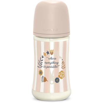 Suavinex Wonderland SX Pro Physiological Anti-Colic kojenecká láhev M Medium Flow 3 m+ Pink 270 ml