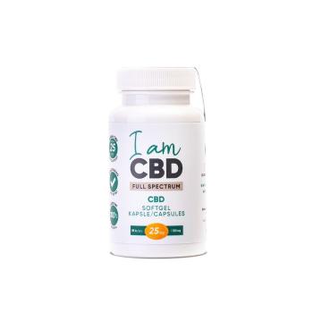 I am CBD Full Spectrum CBD kapsle 1500 mg 60 kapslí