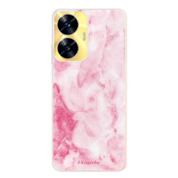 Odolné silikonové pouzdro iSaprio - RoseMarble 16 - Realme C55