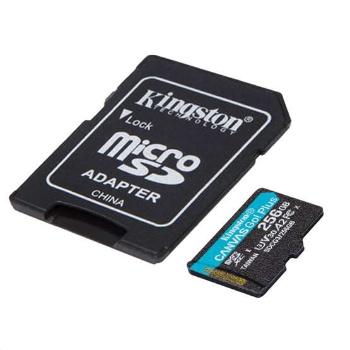 Kingston Memóriakártya MicroSDXC 256GB Canvas Go Plus 170R A2 U3...