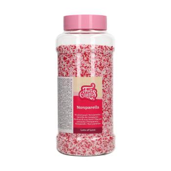 Cakesupplies Cukrové kuličky Nonpareils Lots of Love 800 G