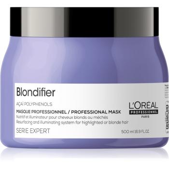 L’Oréal Professionnel Serie Expert Blondifier regenerační a obnovující maska pro blond a melírované vlasy 500 ml