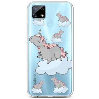 TopQ Realme 7i silikon Grey Unicorns 62521 (Sun-62521)