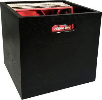 Music Box Designs India Ink 12" Vinyl Storage Box na LP desky Black