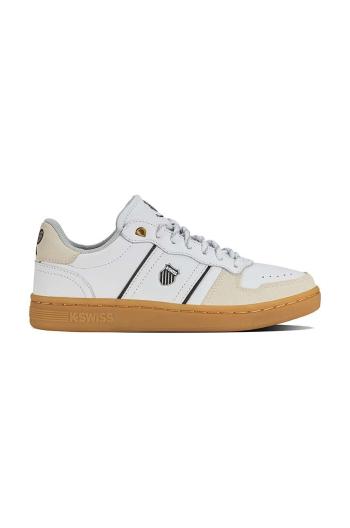 Kožené sneakers boty K-Swiss LOZAN MATCH TC bílá barva, 94403.138.M