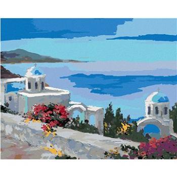 Diamondi - Diamantové malování - SANTORINI II, 40x50 cm, Vypnuté plátno na rám (606869B)