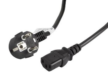 LANBERG CEE 7/7 na IEC 320 C13 POWER CORD 3M VDE černý