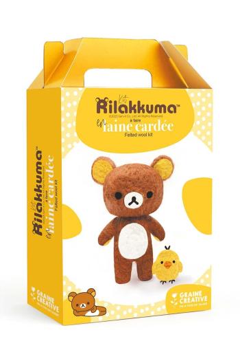 Sada DIY vlněná hračka Graine Creative Rilakkuma Carded Wool Kit