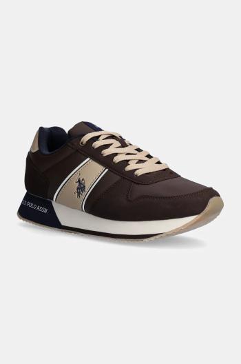 Sneakers boty U.S. Polo Assn. BALBIL hnědá barva, BALBIL002M/DYH1