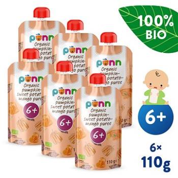 SALVEST Ponn BIO Pyré z dýně, brambor a manga 6× 110 g (4740073075876)