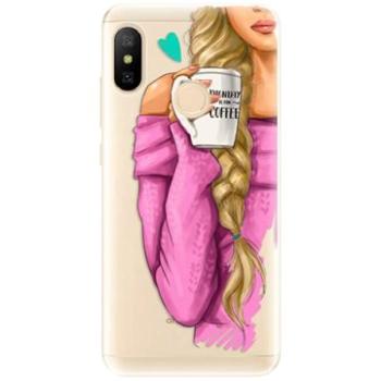 iSaprio My Coffe and Blond Girl pro Xiaomi Mi A2 Lite (coffblon-TPU2-MiA2L)