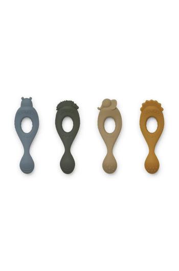 Sada lžiček pro děti Liewood Liva silicone spoon 4-pack LW15223