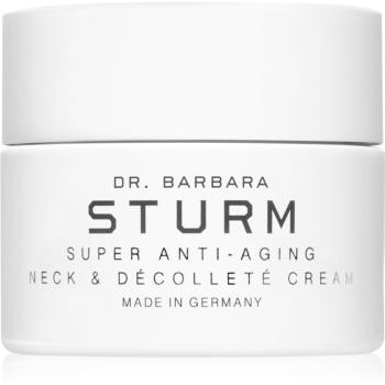 Dr. Barbara Sturm Super Anti-Aging Serum Neck and Décolleté Cream feszesítő krém nyakra és dekoltázsra a bőr öregedése ellen 50 ml