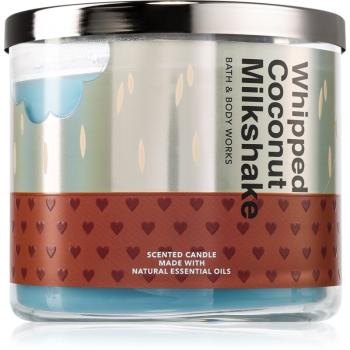 Bath & Body Works Whipped Coconut Milkshake vonná svíčka 411 g