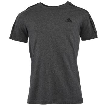 adidas 3-STRIPES TEE Pánské tričko, tmavě šedá, velikost