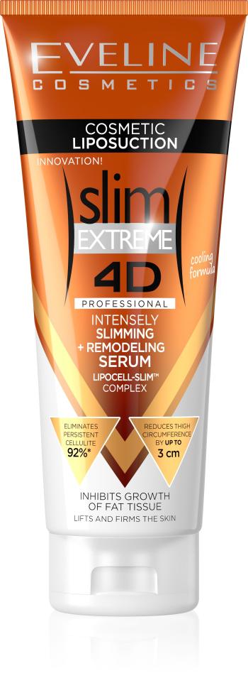 Eveline SLIM EXTREME 4D Liposuction intenzivně zeštíhlující sérum s chladivým účinkem 250 ml