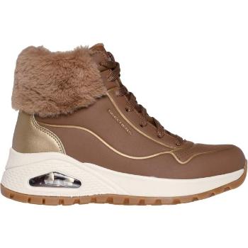 Skechers UNO RUGGED - FALL SHIMMER Dámská zimní obuv, hnědá, velikost