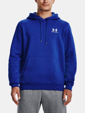 Under Armour UA Essential Fleece Hoodie Mikina Modrá